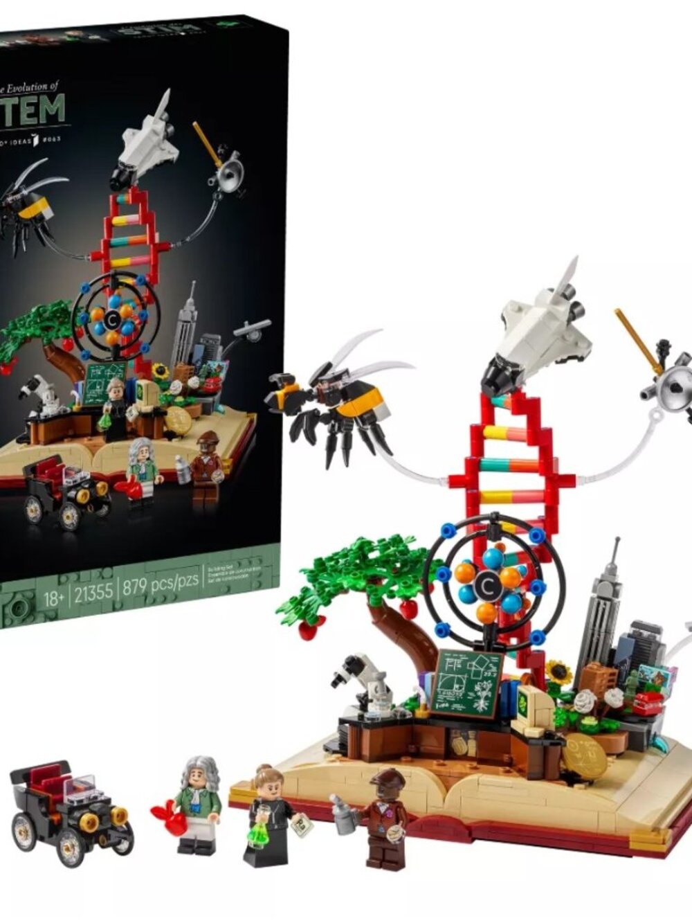 NEW LEGO Ideas The Evolution of STEM Building Set with Scientist Minifigures